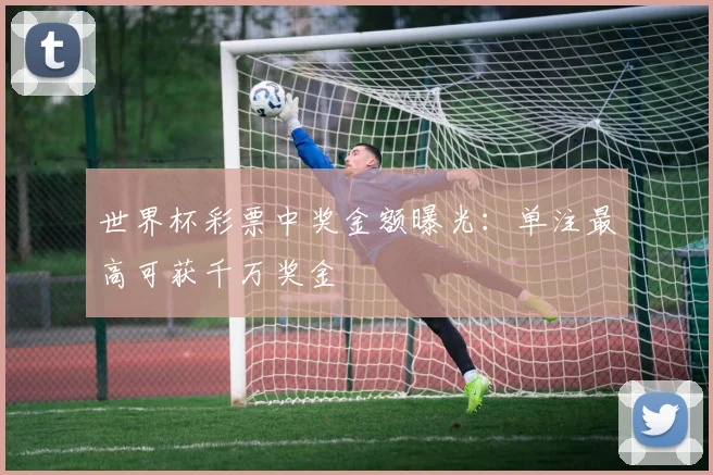 世界杯彩票中奖金额曝光:单注最高可获千万奖金